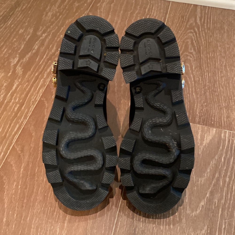 Gucci black ankle boots jewels size EU 35, US 5 1/2 - Picture 5 of 5